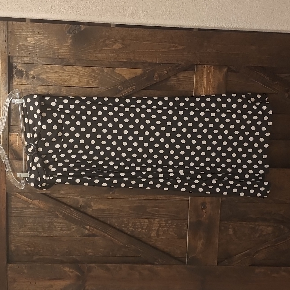 Polka-dot Maxi Skirt